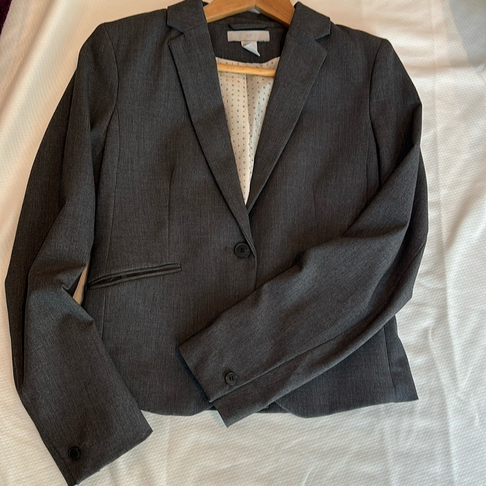 Gray blazer